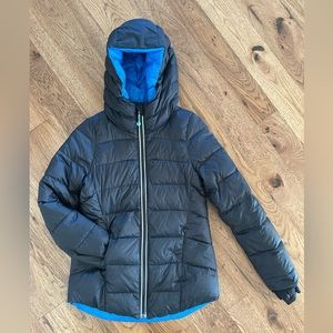 Girls size 14 puffer coat with thumbholes by ivivva (kid lululemon)